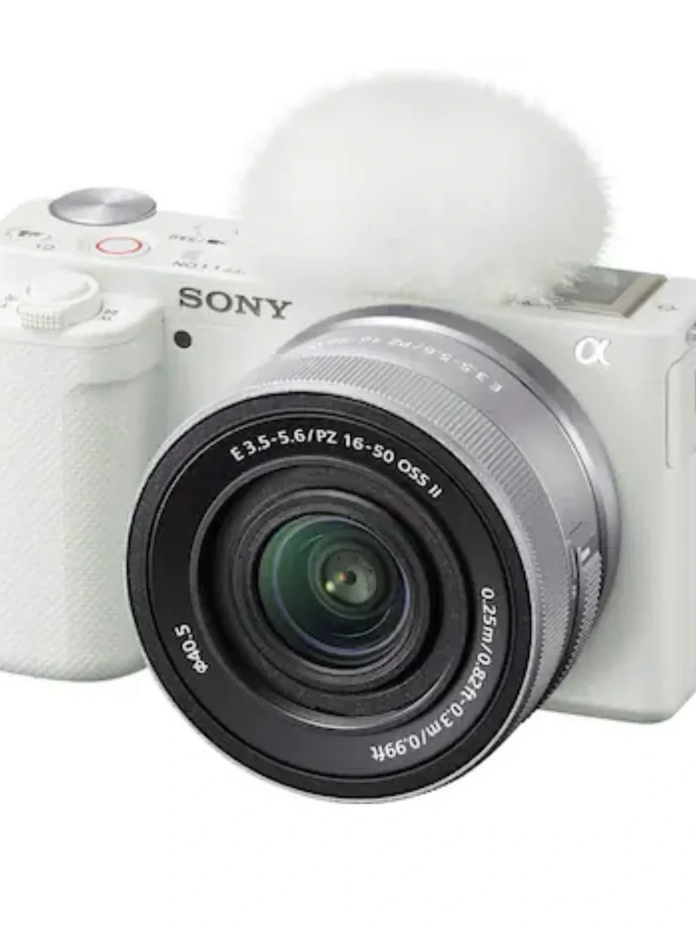 Sony - Alpha ZVE10: APS-C Content Creators’ Camera - White
